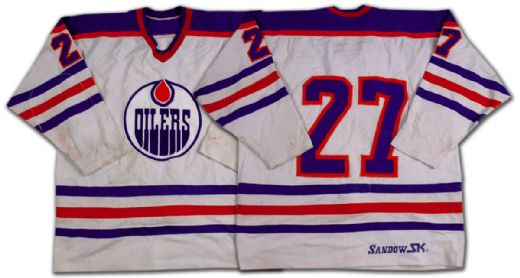  Dave Semenko’s 1980-81 Edmonton Oilers Game Worn Jersey