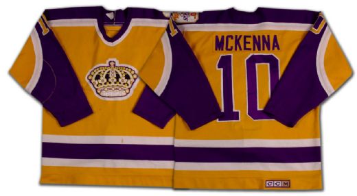 1986-87 Los Angeles Kings Sean McKenna Game Worn Jersey