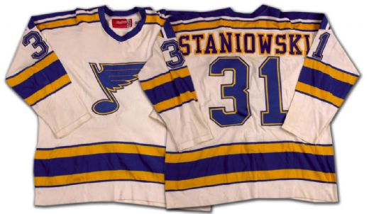 Ed Staniowski’s 1970’s St. Louis Blues Game Worn Jersey