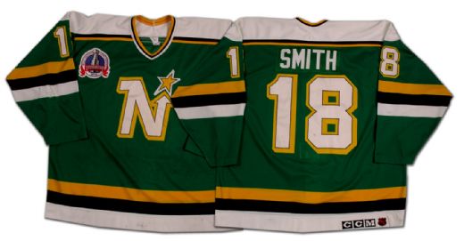 Bobby Smith’s 1991 Stanley Cup Finals Game Worn Minnesota North  Stars Jersey