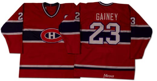 Bob Gainey’s 1981-82 Montreal Canadiens Game Worn Jersey