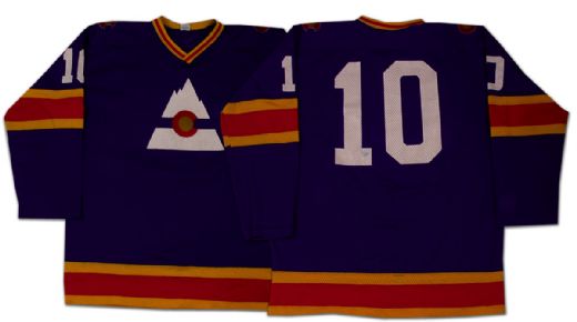 1976-77 Colorado Rockies First Year Game Worn Jersey