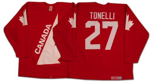 John Tonelli’s 1984 Canada Cup Game Worn Team Canada Jersey