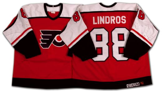 Eric Lindros’ 1993-94 Philadelphia Flyers Game Worn Jersey ADDENDUM