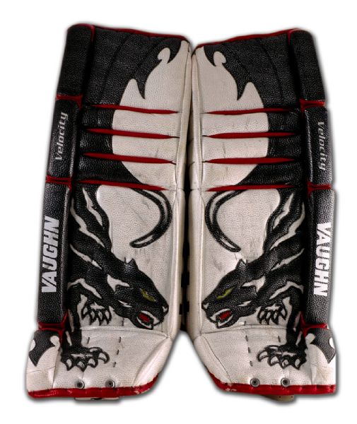 Kevin Weekes’ Game Used Goalie Pads & Trapper