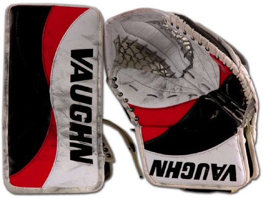 Mikka Kiprusoff’s 2003-04 Game Used Goalie Gloves