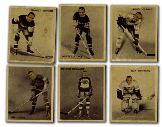 1933-34 Ice Kings Complete 72-Card Set