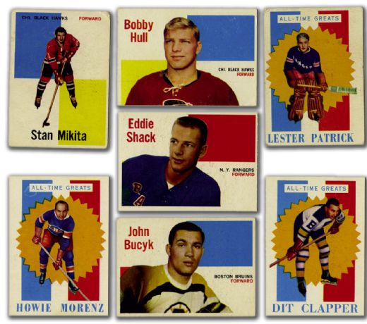 1960-61 Topps Complete 66-Card Set