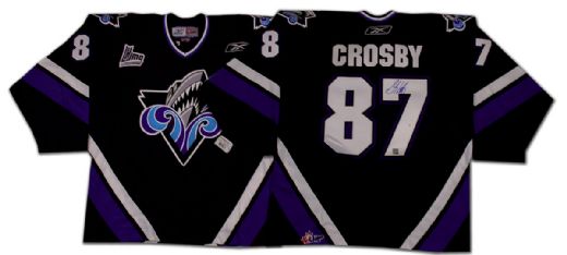 Sidney Crosby Autographed Rimouski Oceanic Pro Jersey