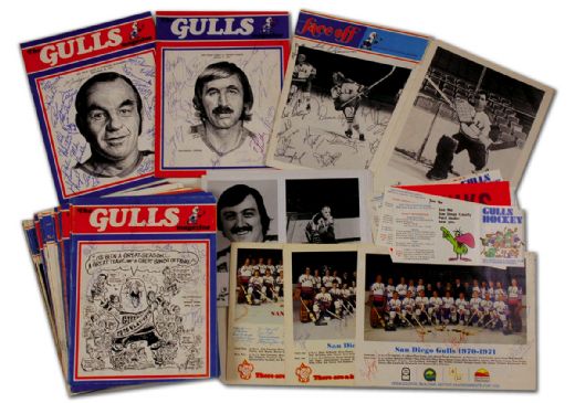 Massive Collection of Multi-Signed WHA & WHL Programs & Bonus  Memorabilia