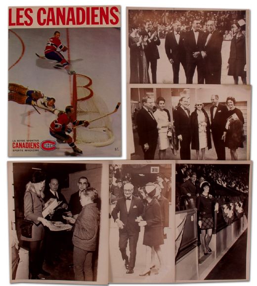 1968 Montreal Forum Reopening Medallion, Program & Photo Collection