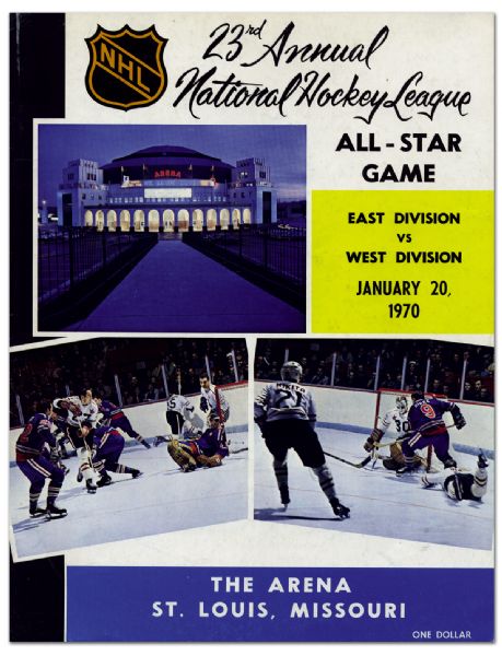 1970’s NHL All-Star Game Program Collection of 4