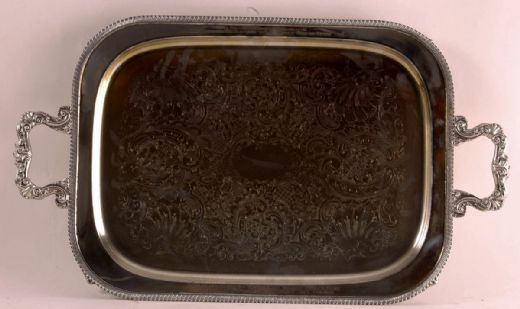 George Hainsworth Silver Tray & Photograph Collection