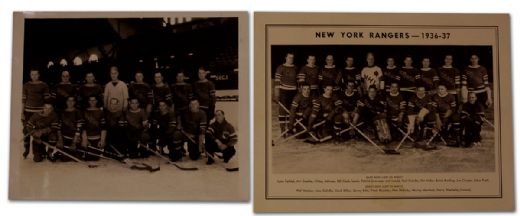 Murray Murdoch’s New York Rangers Photograph Collection of 8