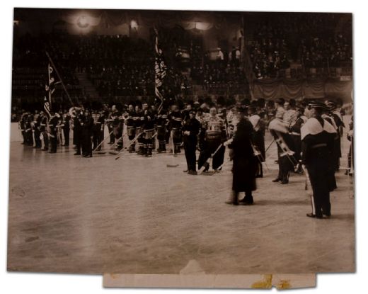 New York Americans Photo Collection of 11 Including First Game  at Madison Square Garden