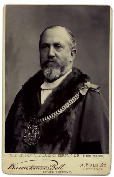 Rare Lord Stanley Cabinet Card & Carte De Visite