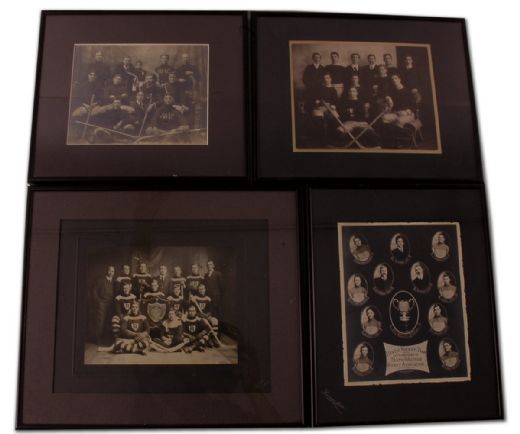 Vintage Cabinet Team Photo Collection of 12