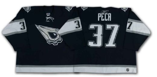 Mike Peca’s 2005-06 Edmonton Oilers Alternate Game Worn Jersey – Photo Matched!