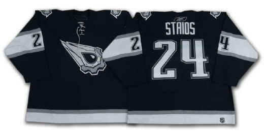 Steve Staios’ 2005-06 Edmonton Oilers Alternate Game Worn Jersey