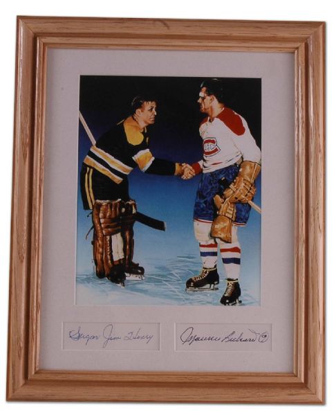 Richard and Henry Picture and Autographs Framed Display (13” x 16”)