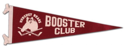 Circa 1940’s Hershey Bears Booster Club Pennant