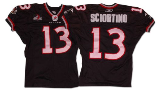 2004 Ottawa Renegades Sandro Sciortino Game Worn Jersey