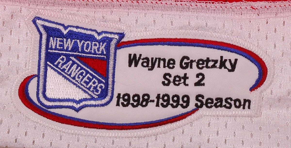 Lot Detail - 1998-99 Wayne Gretzky New York Rangers Team-Issued