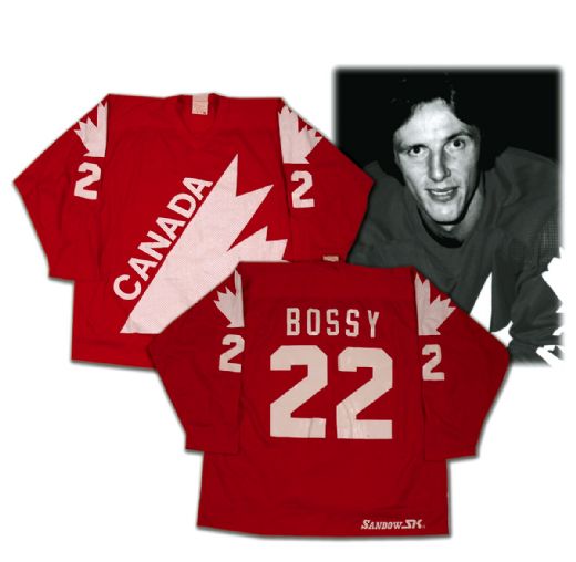 Mike Bossy’s 1981 Canada Cup Game Worn Team Canada Jersey