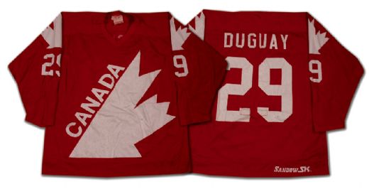 Ron Duguay’s 1981 Canada Cup Game Worn Team Canada Jersey