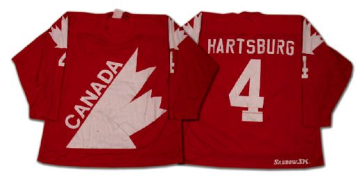Craig Hartsburg’s 1981 Canada Cup Game Worn Team Canada Jersey