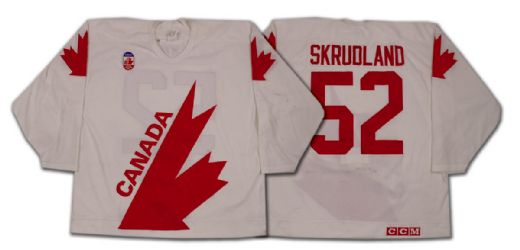 Brian Skrudland’s 1991 Canada Cup Pre-Tournament Game Worn Team  Canada Jersey