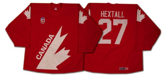  Ron Hextall’s 1987 Canada Cup Game Worn Team Canada Jersey