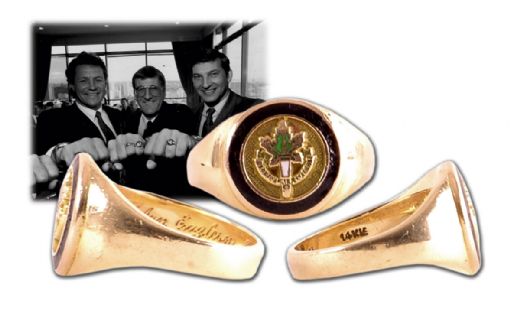Alan Eagleson’s Original Hockey Hall of Fame Gold Ring