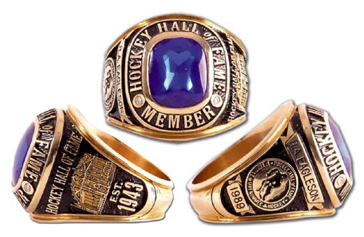 1990’s Hockey Hall of Fame Gold Ring Presented to Alan Eagleson