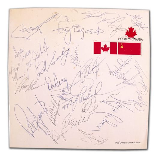 Amazing 1972 Canada-Russia Series Program Autographed by 29