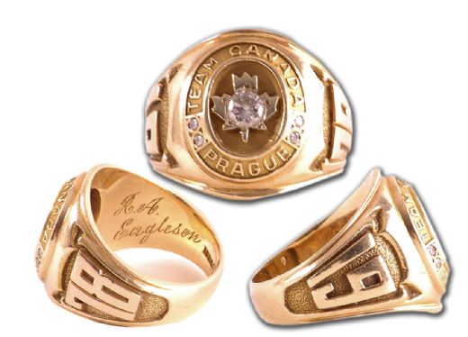 Alan Eagleson’s 1978 Team Canada World Championships Gold Ring