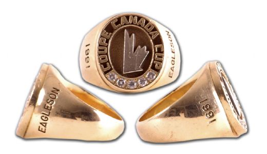Alan Eagleson’s 1991 Canada Cup Gold Ring