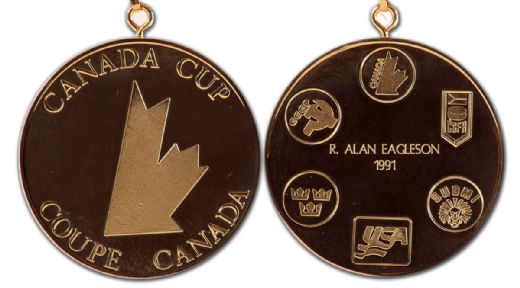 Alan Eagleson’s 1991 Canada Cup Championship Gold Medal