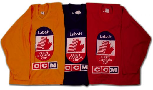 Labatt Canada Cup Practice Jersey Collection of 11