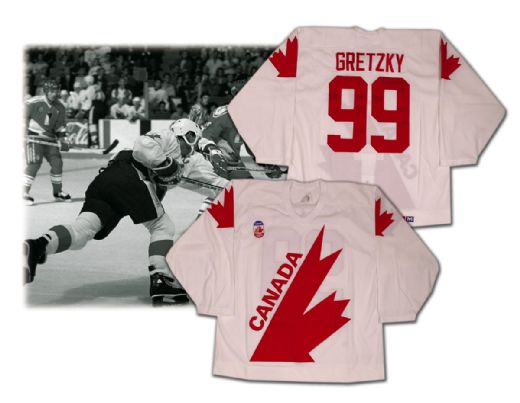 Wayne Gretzky Team Canada Jersey from the 1991 Canada Cup