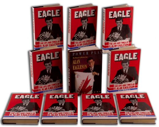 Collection of 10 Alan Eagleson Autographed Biographies