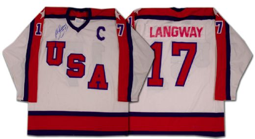 Rod Langway’s Game Worn Team USA Jersey from the 1982 World Championships ADDENDUM