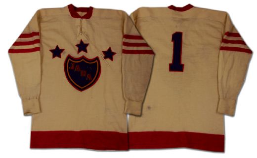 Marcel Paille’s Circa 1952 Junior All-Star Game Wool Sweater