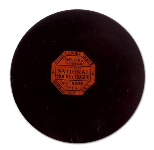 1940s Art Ross Tyer/CCM Official NHL Game Puck