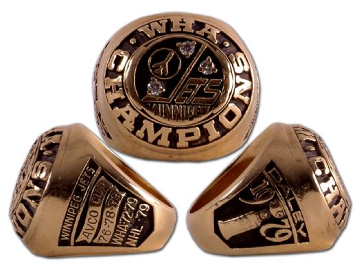  Joe Daley’s 1978-79 Winnipeg Jets Avco Cup Championship Ring