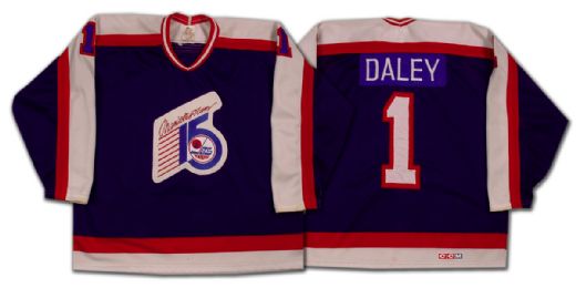 Joe Daley’s Game Worn Jersey from Manitoba All-Star Game