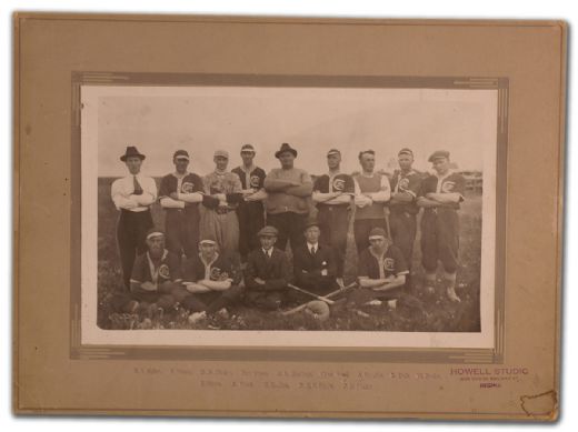 Circa 1922 Cupar Baseball Team Photo Including Hall-of-Famer Eddie Shore