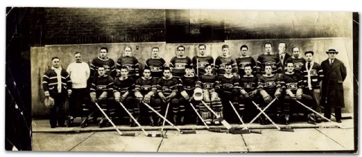 1936-37 Original Montreal Canadiens Team Photo by Rice