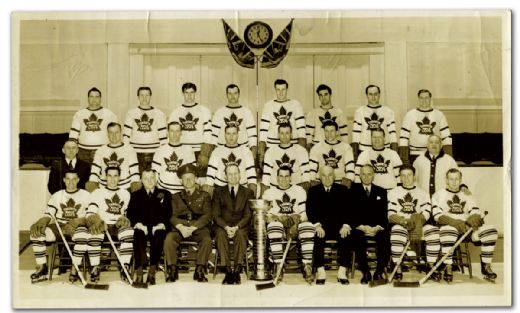 1940s Toronto Maple Leafs Stanley Cup Champions Team Photo Collection of 2