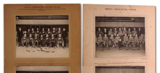 1940s Perth, Ontario Team Photo Collection of 5